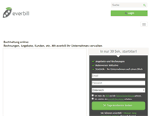 Tablet Screenshot of everbill.com